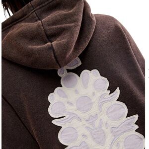 Free People Sprint to the finish logo hoodie